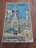 Aalst  carnaval  affiche  1978  50 jaar carnaval, Verzamelen, Foto's en Prenten, Ophalen of Verzenden, Zo goed als nieuw