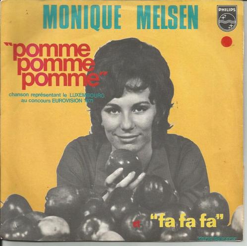 Monique Melsen - Pomme Pomme Pomme   - Eurovision toppertje, Cd's en Dvd's, Vinyl Singles, Single, Pop, 7 inch, Ophalen of Verzenden