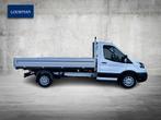 Ford Transit 350 2.0 TDCI RWD Kipper Open Laadbak Cruise Con, Auto's, Wit, Bedrijf, 340 g/km, Ford