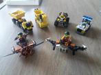 Diverse Lego 6 stuks  Zit Lego city , lego ninjago en oude L, Lego, Utilisé, Enlèvement ou Envoi