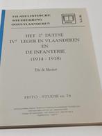 Het 2e duitse IV leger in vlaanderen en de infanterie 1914-1, Livres, Comme neuf, Enlèvement ou Envoi