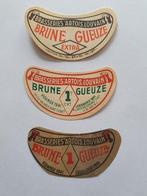 bieretiketten brouwerij Artois - Leuven (2)  3x Gueuze, Verzamelen, Verzenden