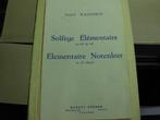 Elementaire Notenleer in sol sleutel A.Waignien, Boeken, Muziek, A. Waignien, Overige onderwerpen, Ophalen, Gelezen