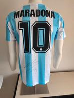 Gesigneerd Argentinië shirt door Maradona met Certificaat, Verzamelen, Sportartikelen en Voetbal, Ophalen of Verzenden, Nieuw