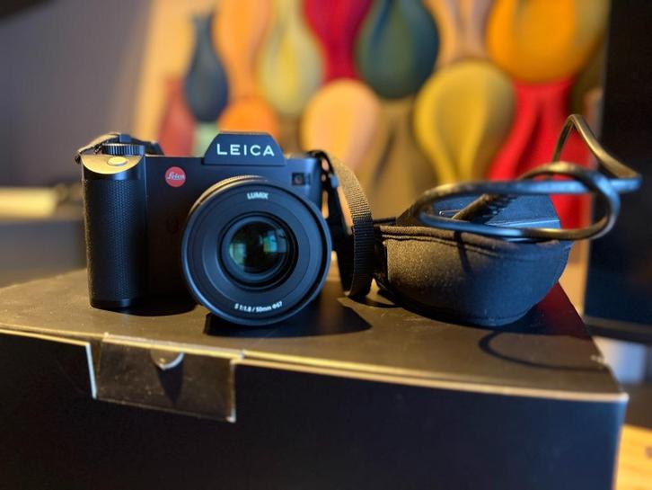 LEICA SL Type 601 nieuwstaat met Lumix S50mm F1.8, Audio, Tv en Foto, Fotocamera's Digitaal, Zo goed als nieuw, Ophalen