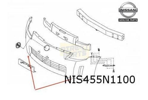 Nissan 350Z (9/05-) voorbumper (te spuiten) Origineel! F2M22, Autos : Pièces & Accessoires, Carrosserie & Tôlerie, Pare-chocs