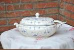 D soupiere ovale avec louche Sarreguemines décor Copenhague, Antiquités & Art, Antiquités | Céramique & Poterie, Enlèvement ou Envoi