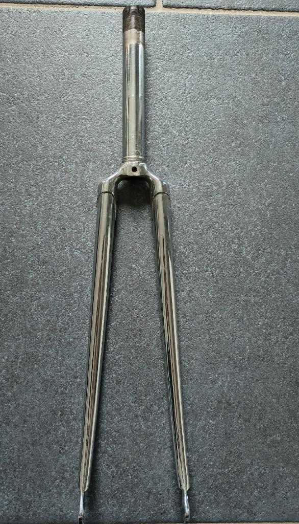 Retro Franscesco moser vork stuurpen 51151, Fietsen en Brommers, Fietsonderdelen, Stuur, Ophalen