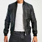 Barneys Originals leder bomber jas, Small/Medium, Nieuw., Kleding | Heren, Jassen | Winter, Ophalen, Nieuw, Maat 48/50 (M), Zwart