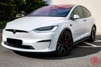 Tesla Model X Plaid 1020pk FSD 4 Turbine AWD Garantie, Automaat, Model X, USB, Wit