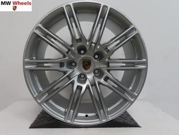 Porsche 21 inch Origineel Cayenne GTS velgen zilver nieuw beschikbaar voor biedingen