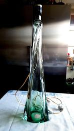 Unieke kristallen lampenvoet van Val St. Lambert met sticker, Glas, 50 jaren, Zo goed als nieuw, 50 tot 75 cm