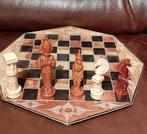 Magnifique jeu d'échecs en porcelaine, complet, Antiquités & Art, Enlèvement ou Envoi