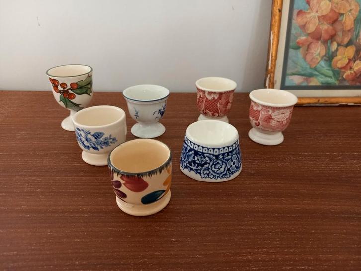 Eierdopjes Boch Royal sfinx Gien, Antiek en Kunst, Antiek | Servies los, Ophalen of Verzenden