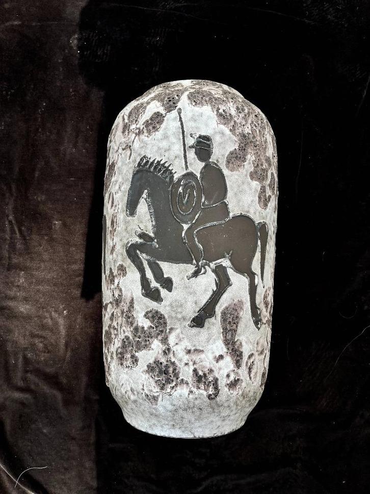 Vase Scheurich vintage XL (années 60), Huis en Inrichting, Woonaccessoires | Vazen, Zo goed als nieuw, Ophalen of Verzenden