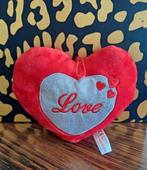 Knuffel Hartje Hart Love 14 cm, Ophalen of Verzenden, Zo goed als nieuw