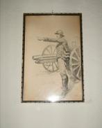 SCHILDERIJ TEKENING ANDRE LYNEN, Antiquités & Art, Enlèvement ou Envoi
