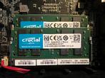 Crucial 64GB (2x32) SODIMM DDR4 3200 RAM, Computers en Software, Ophalen of Verzenden, Zo goed als nieuw, DDR4, Desktop