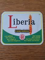 Bieretiket Liberia bier brouwerij Concordia Geraardsbergen, Ophalen of Verzenden, Zo goed als nieuw