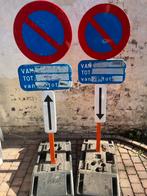 Te koop: verkeersborden parkeerverbod, Doe-het-zelf en Bouw, Ophalen, Gebruikt