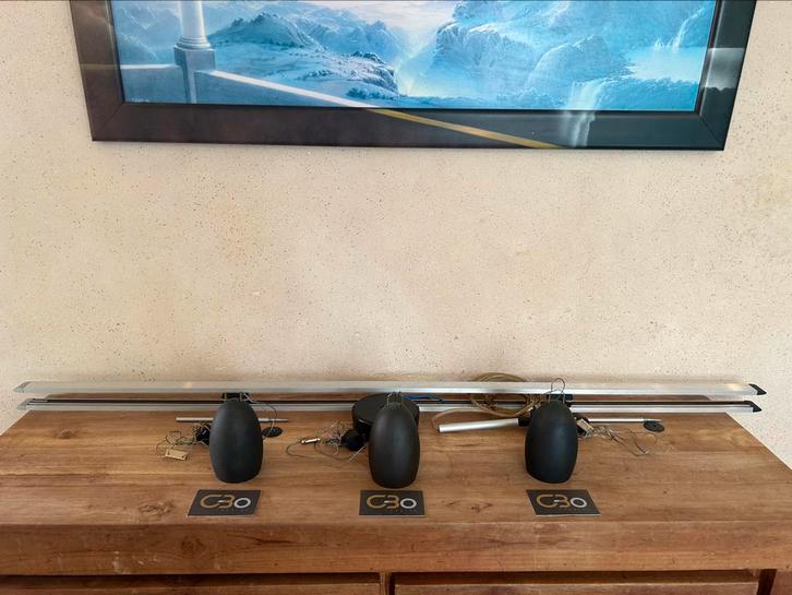 Exclusieve set Tobias Grau Oh Hanglampen - Brons, Huis en Inrichting, Lampen | Overige, Gebruikt, Ophalen of Verzenden