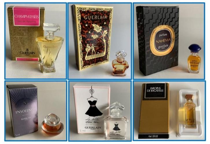 Guerlain Miniaturen - Parfumflesjes, Verzamelen, Parfumverzamelingen, Zo goed als nieuw, Miniatuur, Gevuld, Ophalen of Verzenden