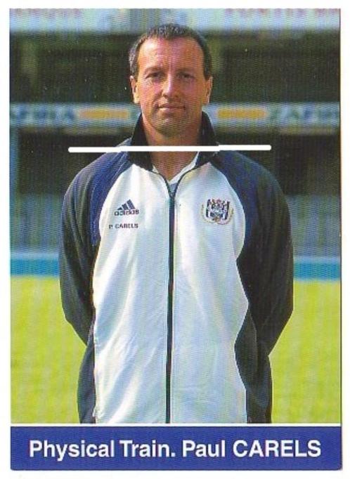 RSC Anderlecht / Foto PT Paul Carels / RSCA, Verzamelen, Sportartikelen en Voetbal, Gebruikt, Spelerskaart, Verzenden