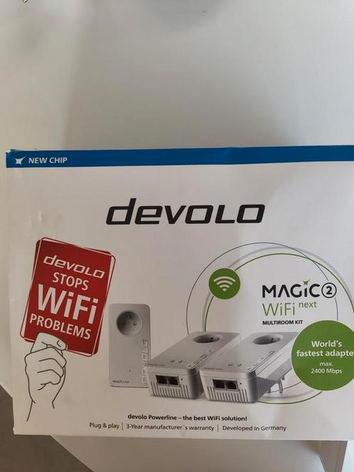 Devolo Magic 2 WiFi next Multiroom Kit, Computers en Software, Netwerk switches, Zo goed als nieuw, Ophalen of Verzenden