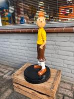 Superbe grande statue de Tintin, Enlèvement, Tintin, Comme neuf, Statue ou Figurine