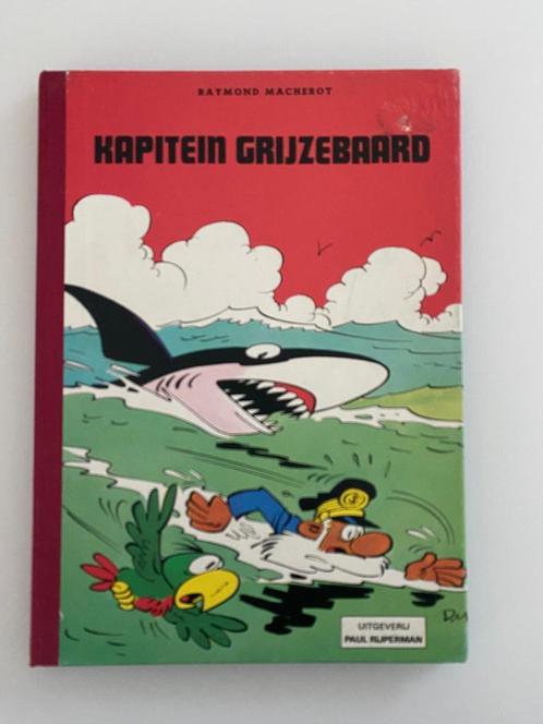 Macherot Kapitein Grijzebaard 1982, Livres, BD, Utilisé, Une BD, Enlèvement ou Envoi