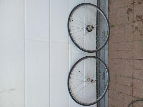 Retro koersfiets wielen in goede staat, Fietsen en Brommers, Fietsonderdelen, Gebruikt, Ophalen