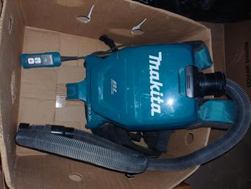 Handige Makita rugzak stofzuiger, Enlèvement ou Envoi, Comme neuf, Sac à poussière, Aspirateur