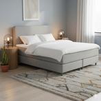BOXSPRING Ikea lichtgrijs 160cm x 200cm incl matras, Ophalen, Zo goed als nieuw, Grijs