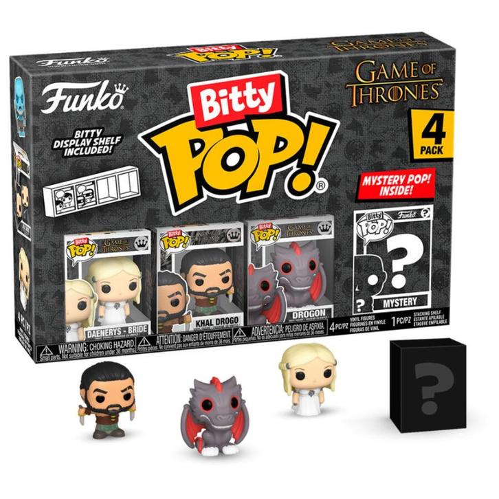Bitty POP Game Of Thrones 4Pack-Daenerys, Khal Drogo, Drogon, Verzamelen, Poppetjes en Figuurtjes, Nieuw, Ophalen of Verzenden