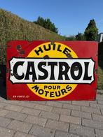 Castrol JAPY Neuhaus Paris emaille reclamebord garage, Verzamelen, Ophalen of Verzenden, Gebruikt, Reclamebord