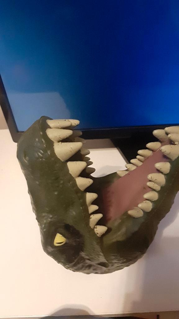 Jurassic World Raptor Hand Puppet, Verzamelen, Poppetjes en Figuurtjes, Gebruikt, Ophalen