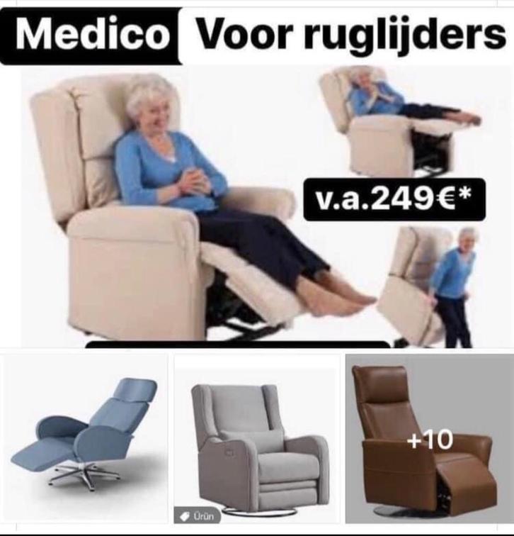 ACTIE ‼️PROMOTIE #RELAX #RECLİNER #ZETEL NU 249€, Huis en Inrichting, Fauteuils, Nieuw, Ophalen of Verzenden