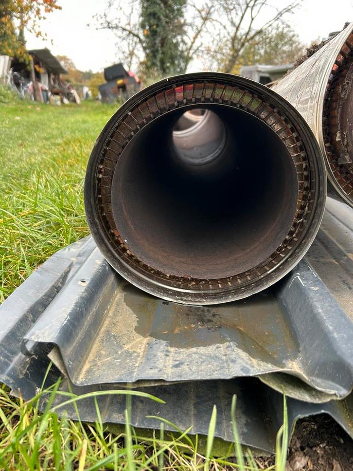 Dubbelwandige RVS buis, Doe-het-zelf en Bouw, Verwarming en Radiatoren, Gebruikt, Kachel, Ophalen