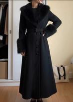 Lange jas voor dames, Zo goed als nieuw, Maat 38/40 (M), Zwart