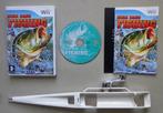 Sega Bass Fishing + hengel voor de Nintendo Wii, Games en Spelcomputers, Games | Nintendo Wii, Ophalen of Verzenden, Zo goed als nieuw