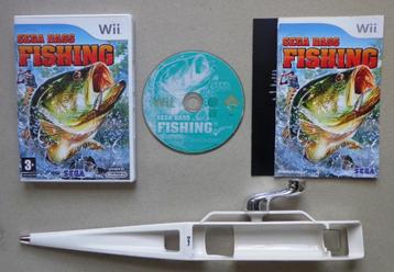 Sega Bass Fishing + hengel voor de Nintendo Wii 
