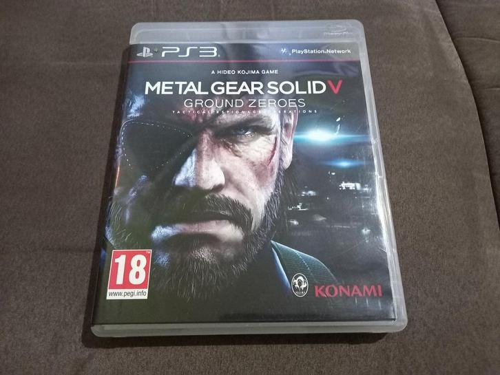 PS3 Metal Gear Solid 5: Ground Zeroes, Games en Spelcomputers, Games | Sony PlayStation 3, Gebruikt, Avontuur en Actie, 1 speler