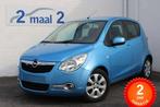 Opel Agila 1.2i Airco/5Deurs incl 2 JAAR garantie!, Auto's, Opel, Stof, Gebruikt, 4 cilinders, Blauw