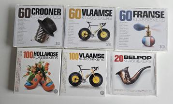 CD verzamelalbums Klassiekers en Franse Klassiekers beschikbaar voor biedingen