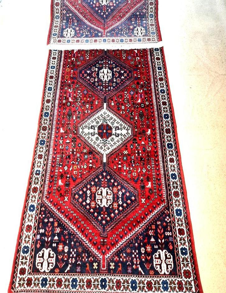 Perzisch handgeknoopt Loper Uit IRAN (Abadeh) 300 x 100 cm, Antiek en Kunst, Antiek | Tapijten, Tafelkleden en Textiel, Ophalen of Verzenden
