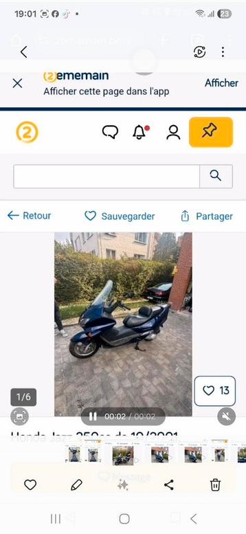Honda Jazz 250cc 10/2001 3,5 duizend kilometer zonder onderh beschikbaar voor biedingen