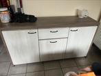 Dressoir met 3 kasten & 1 schuif, Ophalen, Gebruikt, 150 tot 200 cm, 25 tot 50 cm