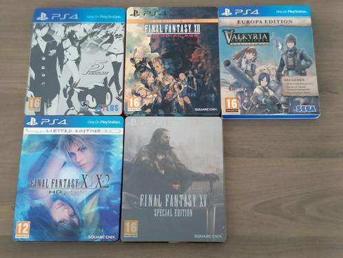 10 PS4 Games (Special Editions - 7 Steelbooks), Games en Spelcomputers, Games | Sony PlayStation 4, Gebruikt, Role Playing Game (Rpg)