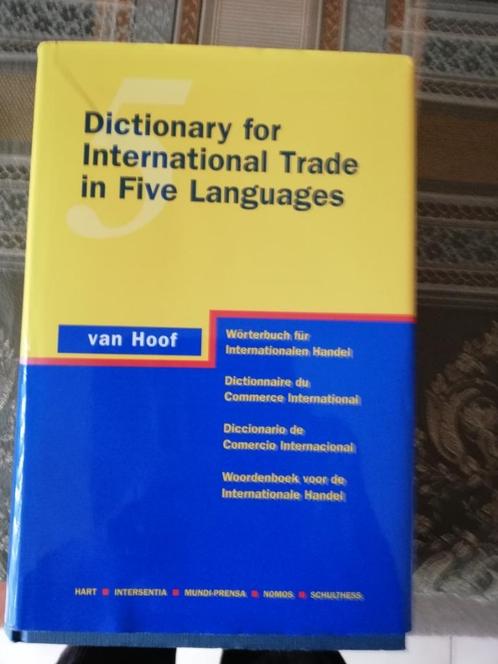Woordenboeken:  internationale  handel + buitenlandse handel, Boeken, Woordenboeken, Zo goed als nieuw, Overige talen, Ophalen of Verzenden