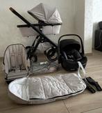 Dubatti One 4 Beige Mélange kinderwagen 3-in-1 Compleet Set, Enlèvement ou Envoi, Couverture pieds, Babygeluk, Comme neuf